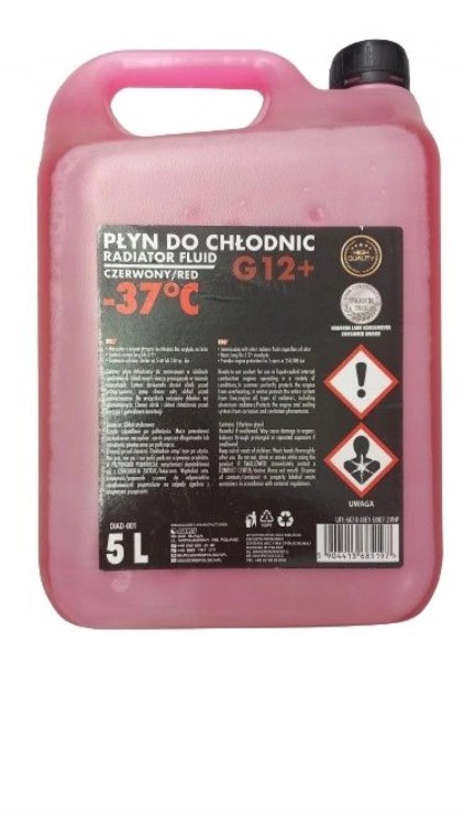 Tekutina do chladičů růžová G12+ DIADEM