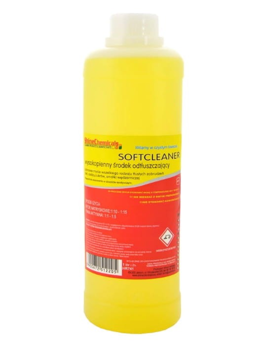 SOFT CLEANER – VYSOKOÚČINNÝ ODMAŠŤOVACÍ PROSTŘEDEK 1 L SHINE CHEMICALS
