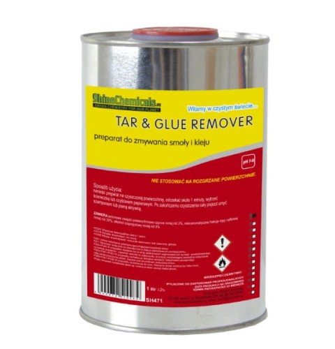 TAR & GLUE REMOVER - PŘÍPRAVEK NA ODSTRAŇOVÁNÍ DEHTU A LEPIDLA 1L SHINE CHEMICALS