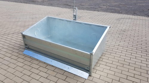 SKRZYNIA ŁADUNKOWA Z LEMIESZEM CYNKOWANA SŁ1600