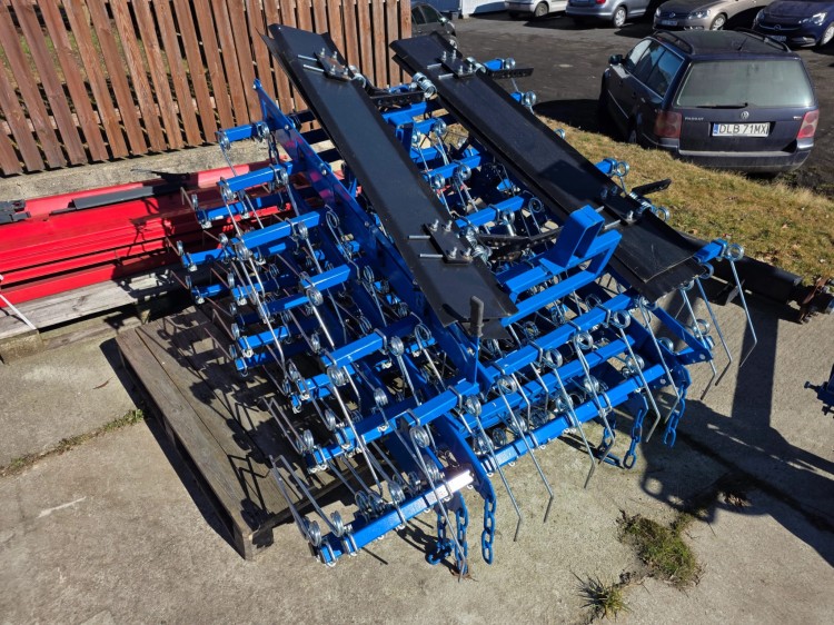 CHWASTOWNIK 6,0M + WŁÓKA SIEGER SKŁADANY HYDRAULICZNIE